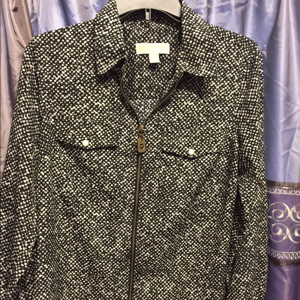 Michael Kors Zip up blouse